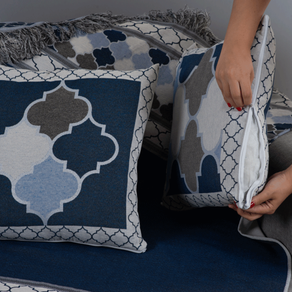 Kit Xale Para Sofá Com Franja Grécia - Prestigieh