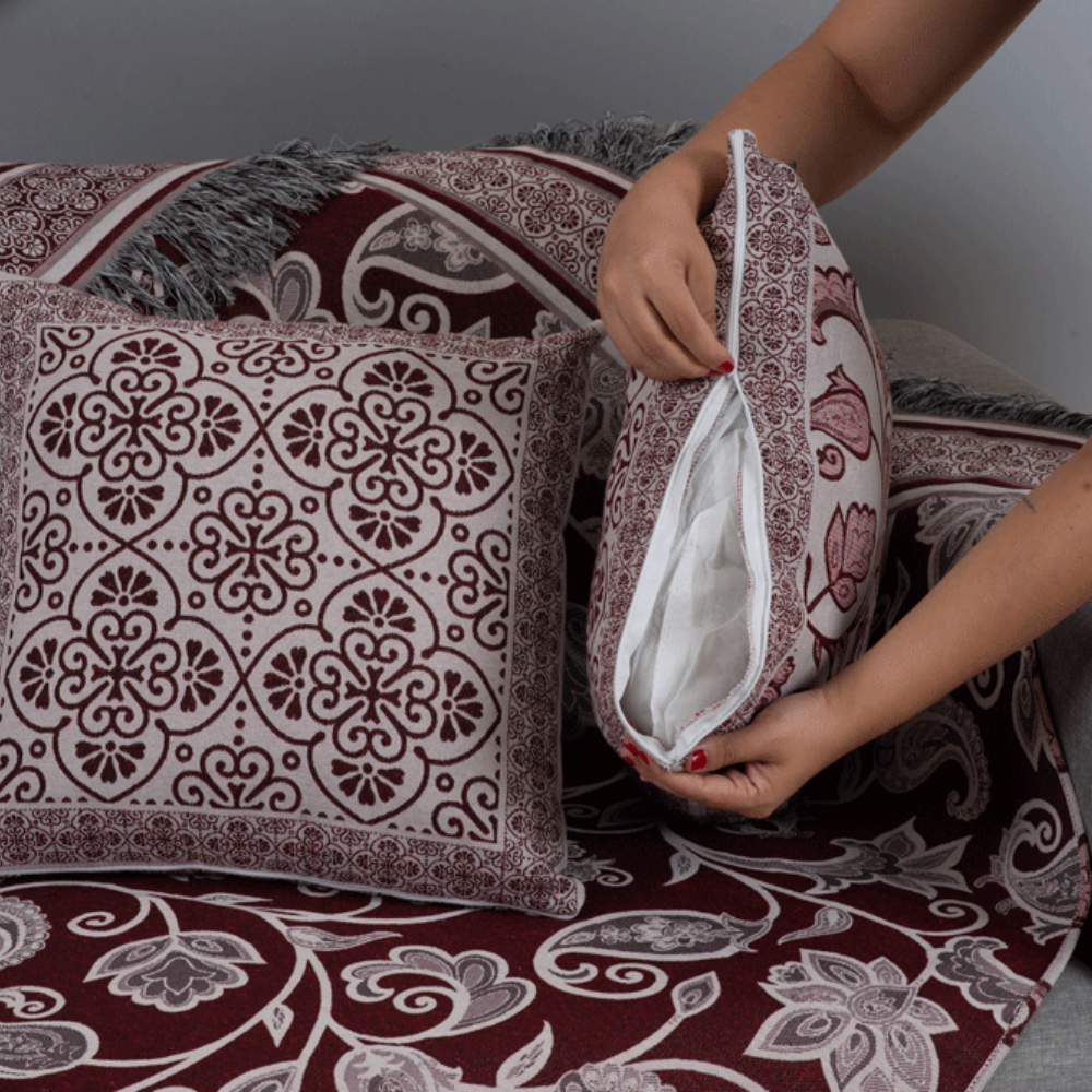 Kit Xale Para Sofá Com Franja Grécia - Prestigieh