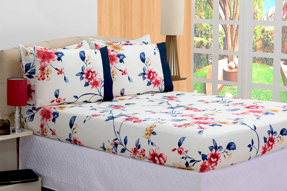 Jogo de Cama Lençol Micropercal com Elástico - Prestigieh