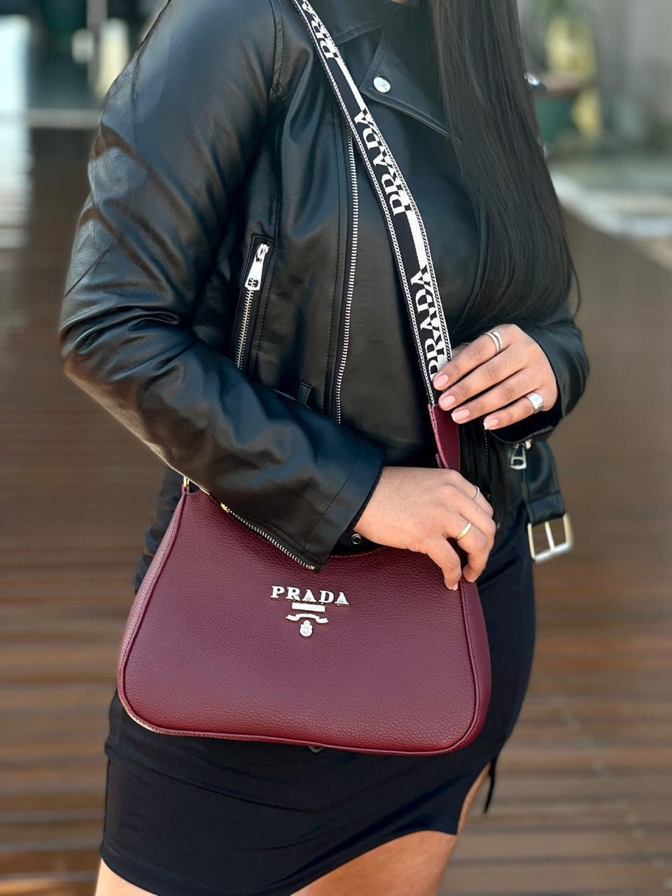Bolsa canoa Prada