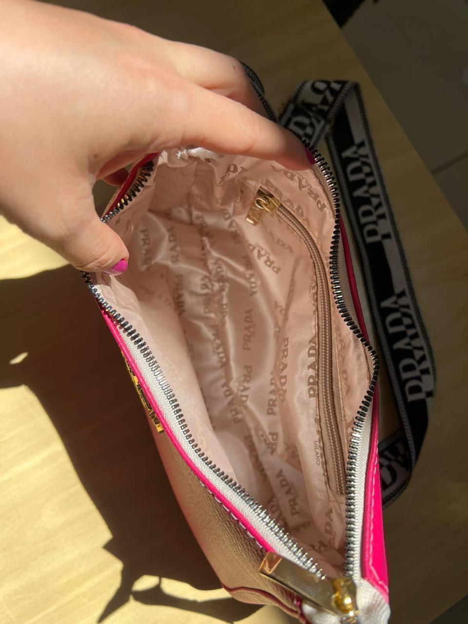 Bolsa canoa Prada