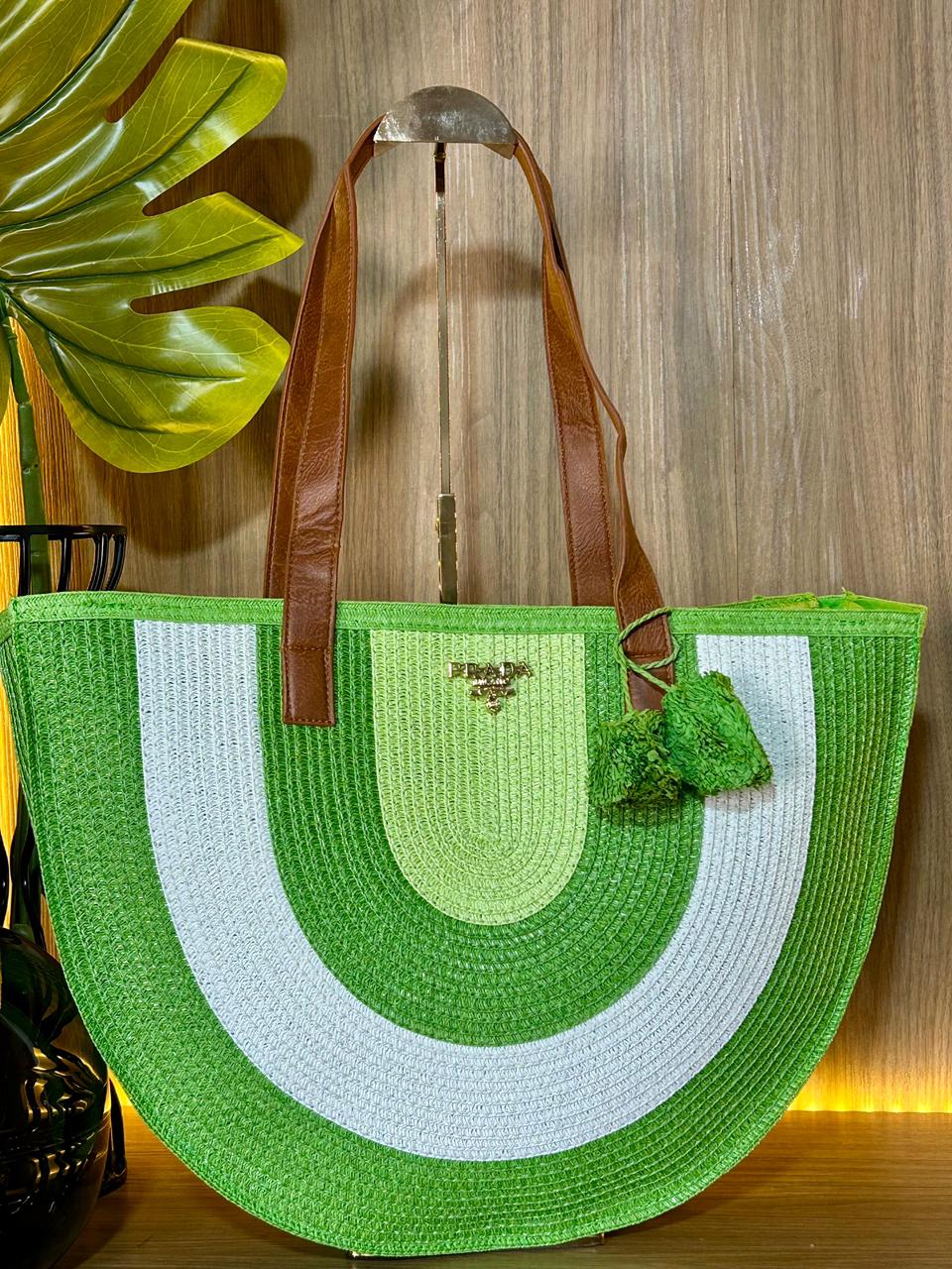 Bolsa Prada meia lua importada