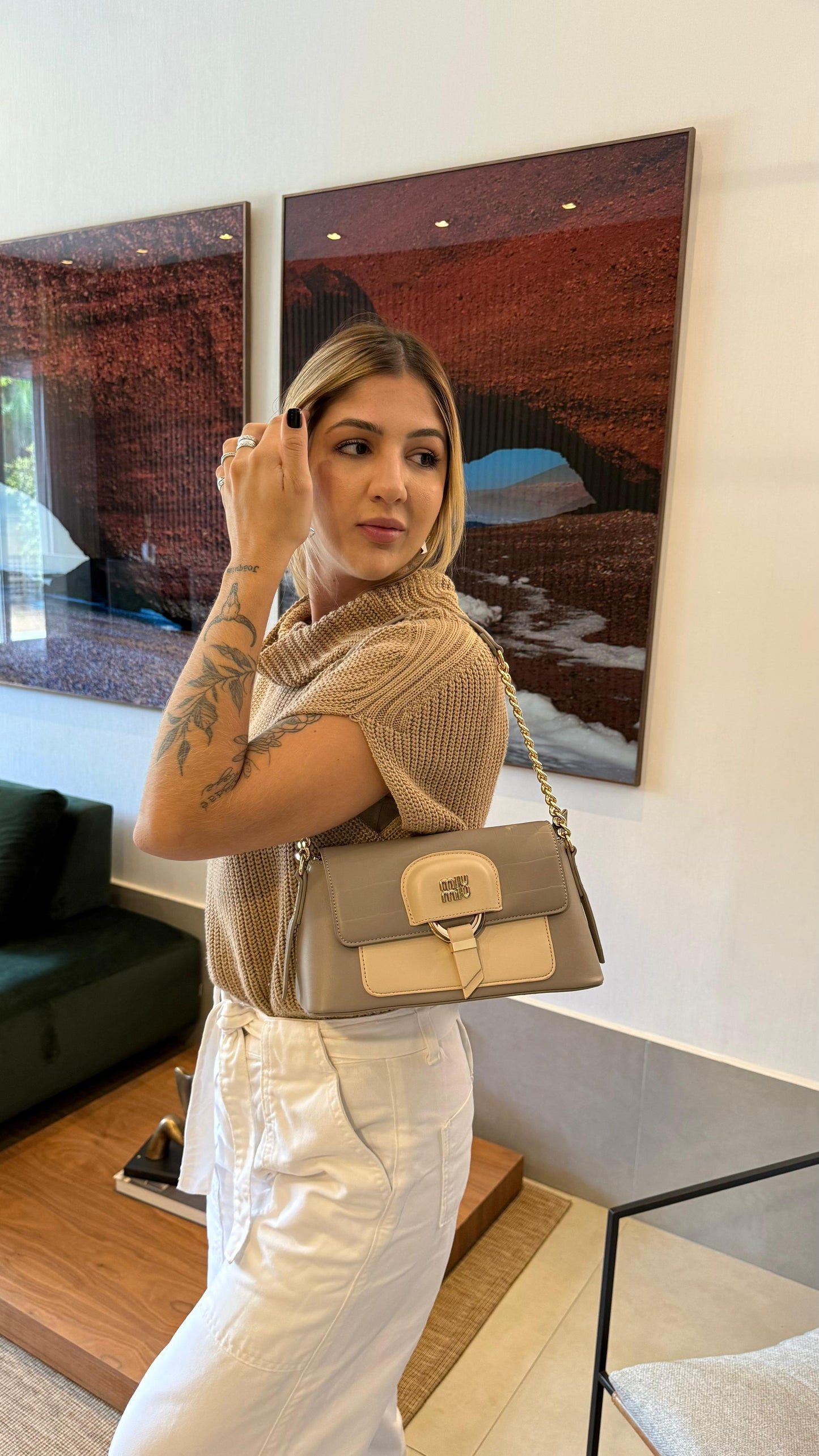 Bolsa Prada linha importada