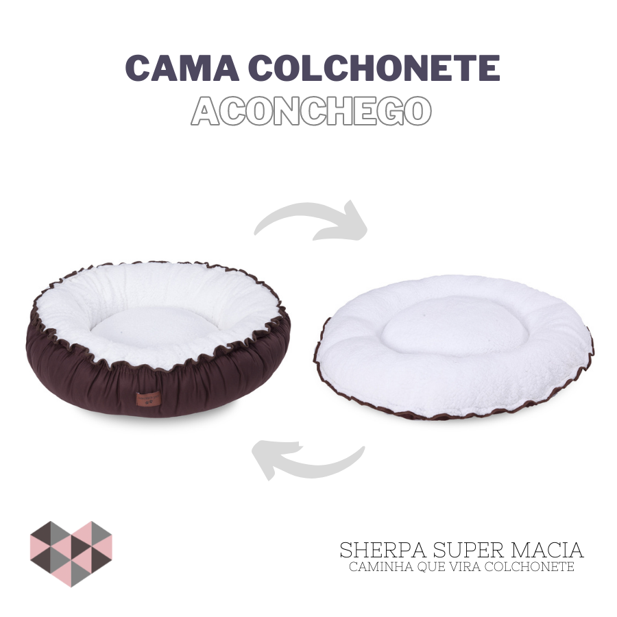 CAMA ACONCHEGO ANTI ESTRESSE REDONDA - Prestigieh 