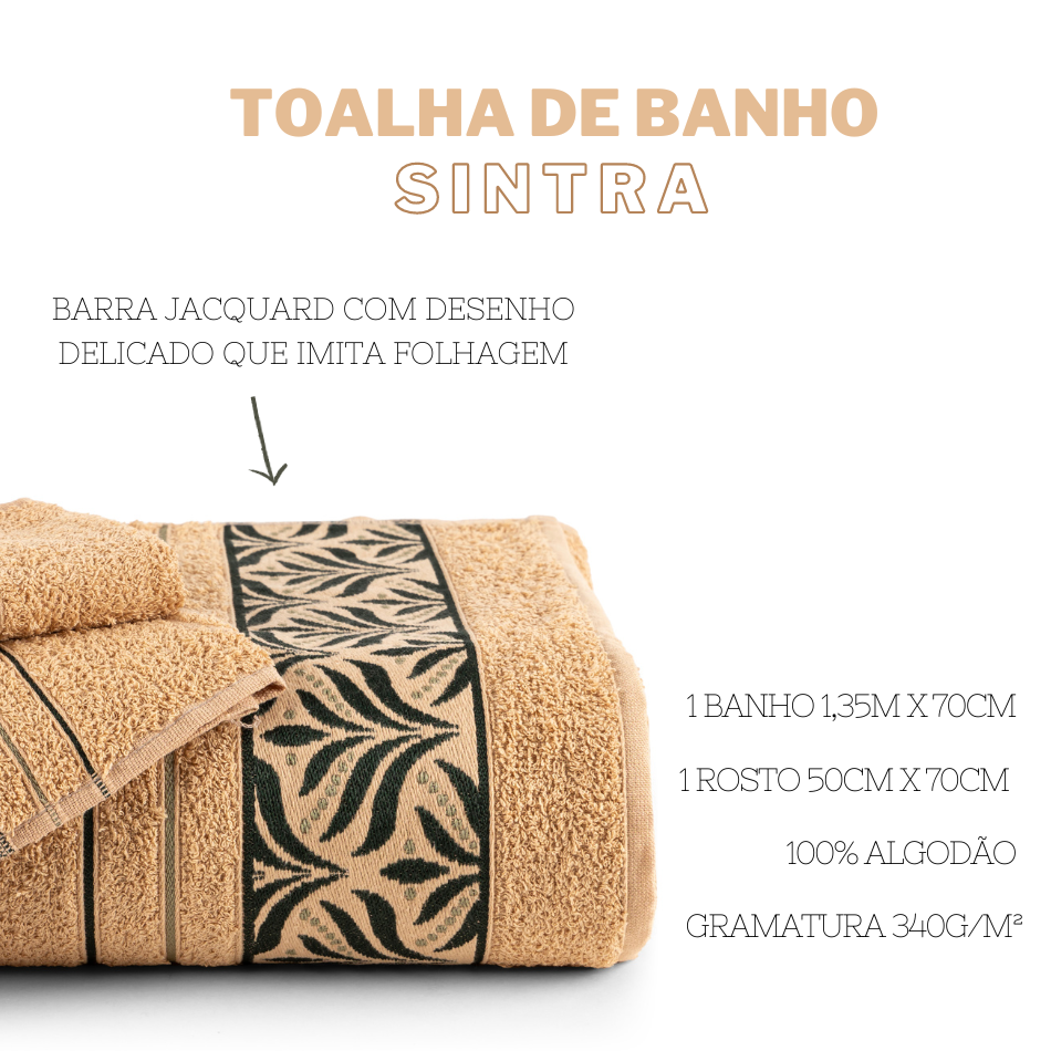 Kit de Toalhas Banho e Rosto Sintra