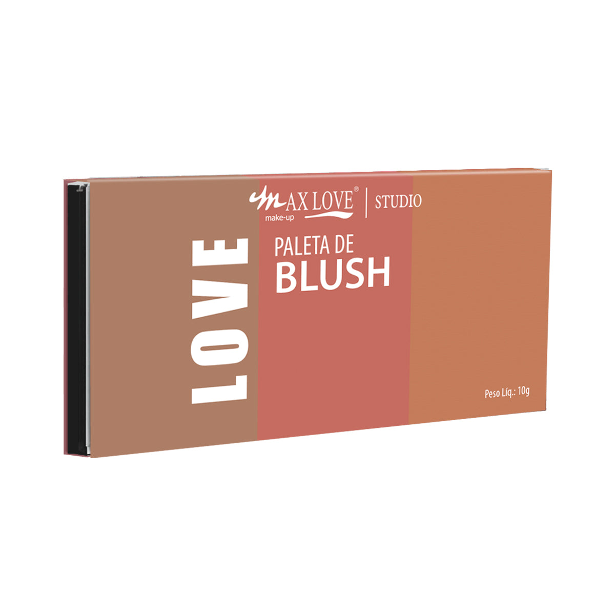 Paleta Blush 3 em 1 Facial Pele Maquiagem Max Love