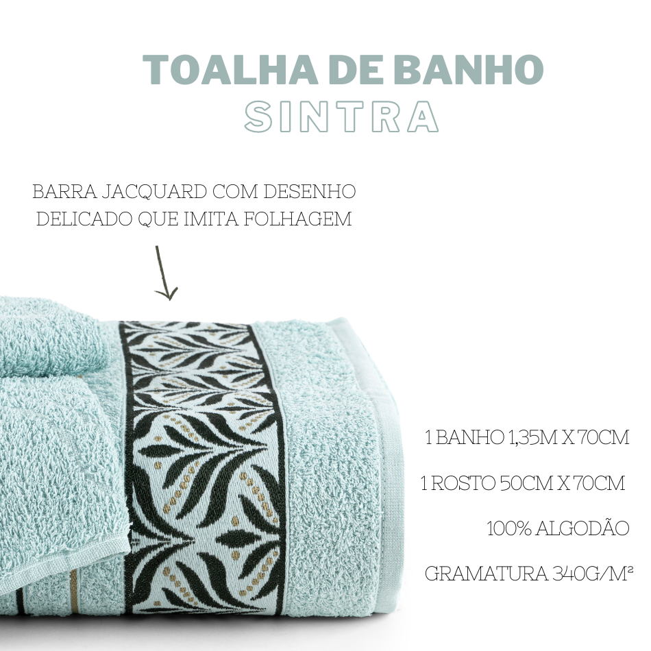 Kit de Toalhas Banho e Rosto Sintra