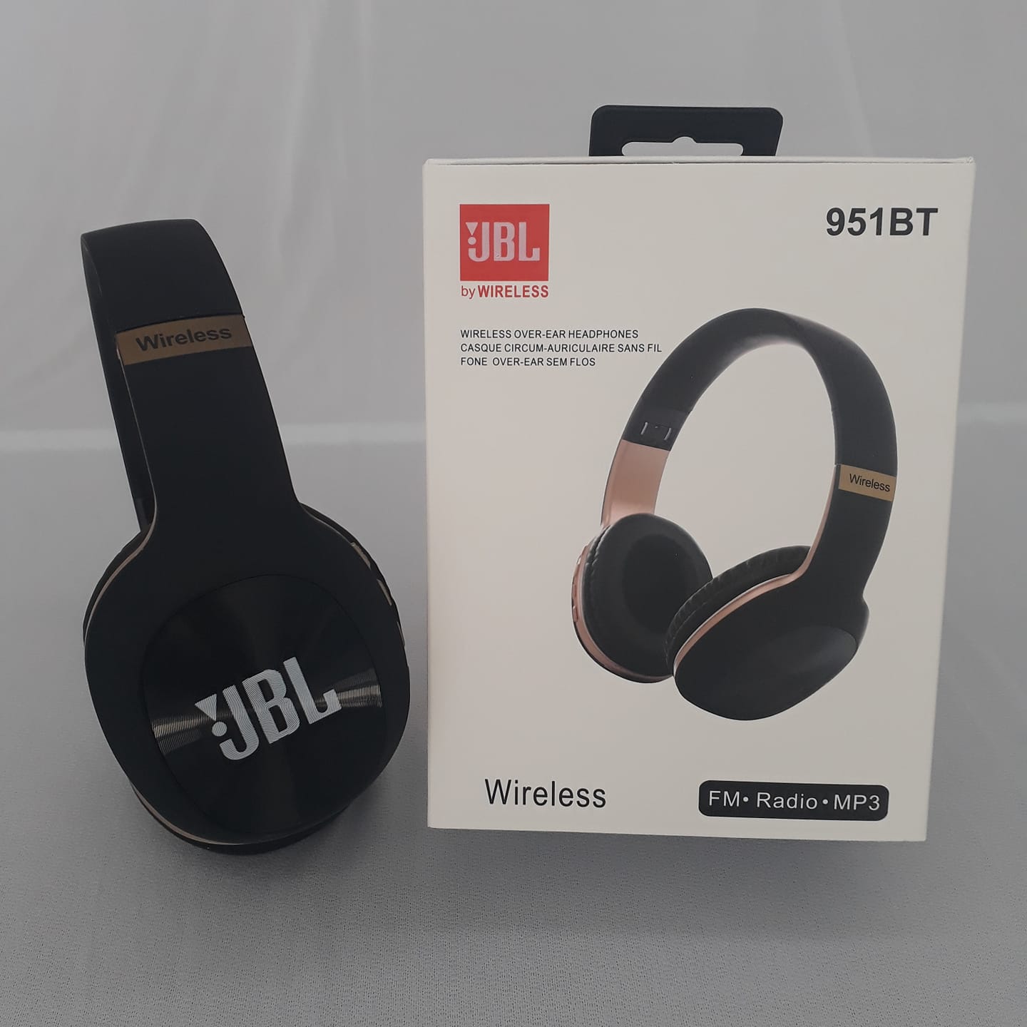 Fone De Ouvido Sem Fio Headphone 951bt Rádio Fm Mp3 Sd Card - Prestigieh 