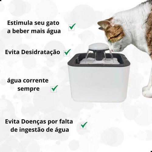 Fonte Bebedouro Gatos Cães Automático - Prestigieh 