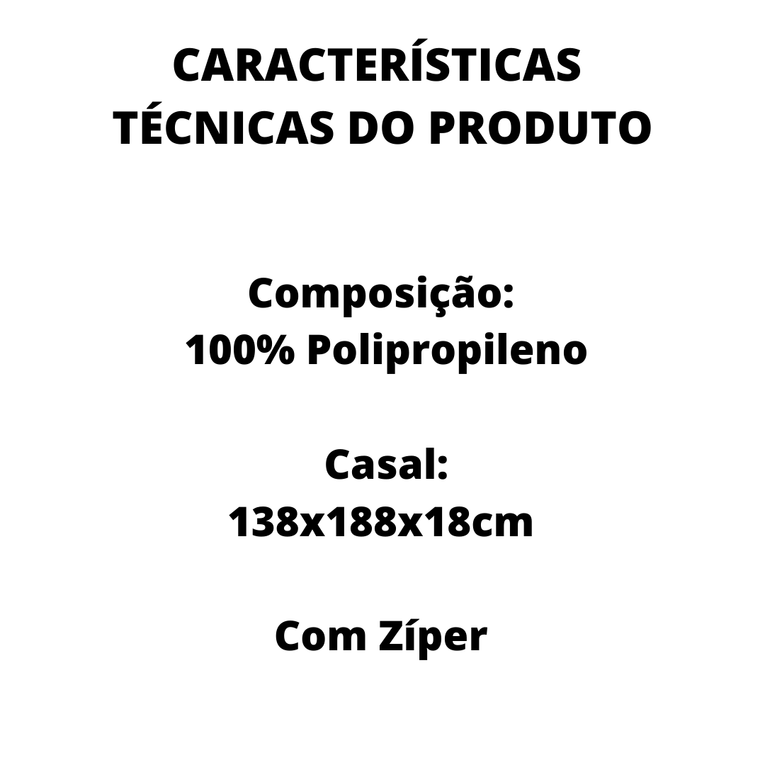 Capa Para Colchão com Ziper - Prestigieh 