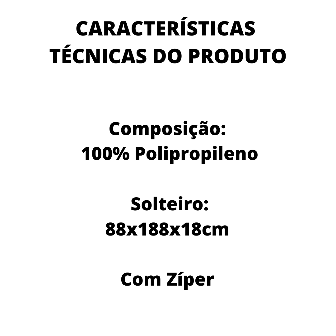 Capa Para Colchão com Ziper - Prestigieh 