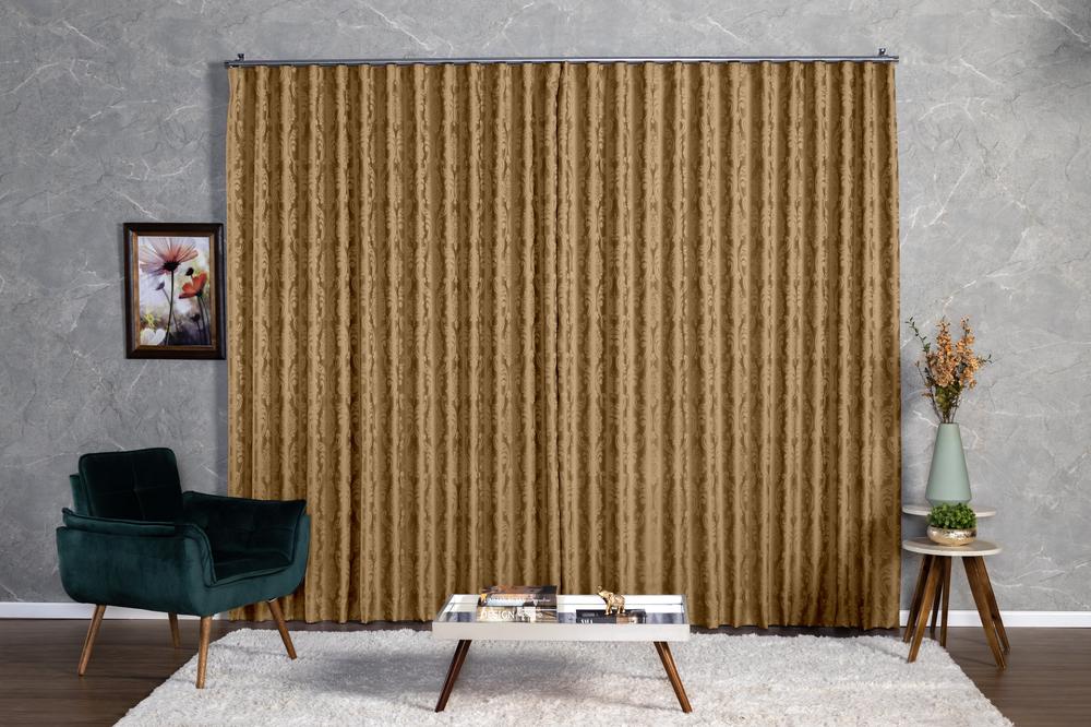 Cortina Jacquard 2,80x2,30 Para Varão