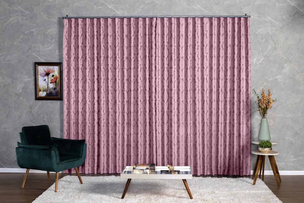 Cortina Jacquard 2,80x2,30 Para Varão