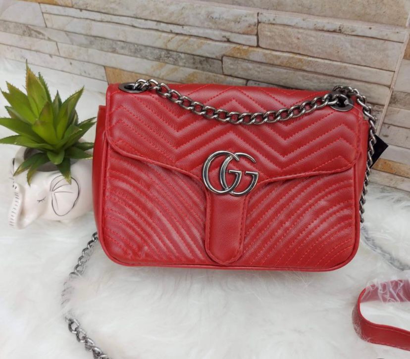 Bolsa Gucci Marmont Baby corrente grafite