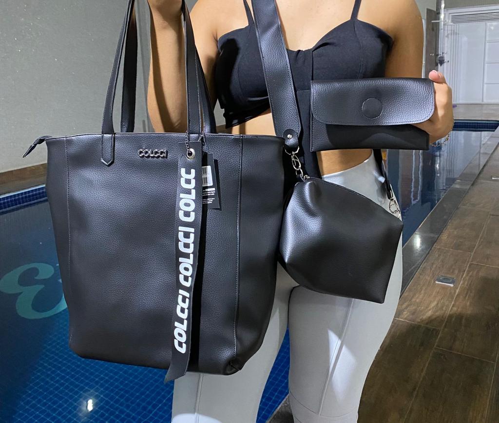 Bolsa colcci kit com 3 peças