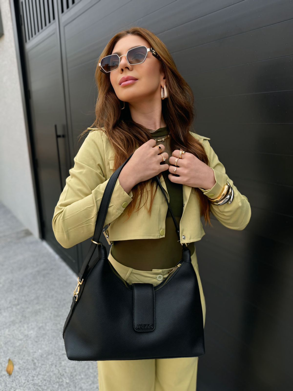 Bolsa Arezzo forrada