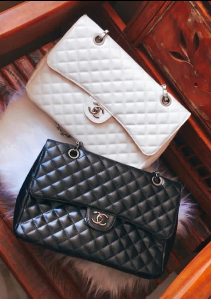 Bolsa Chanel Jumbo Max corrente grafite