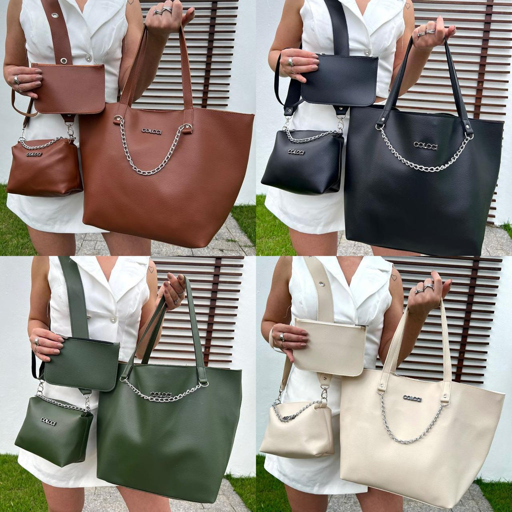 Bolsa Colcci 3 peças