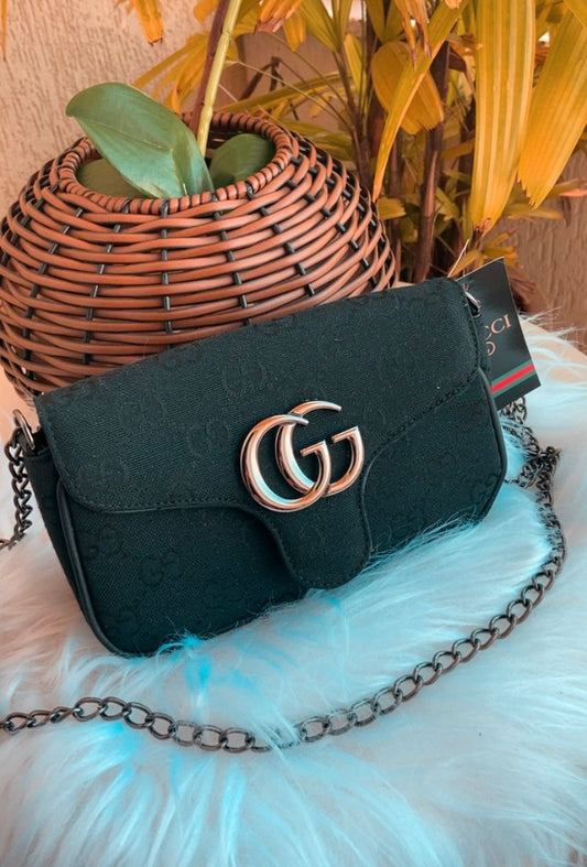 Bolsa Gucci Marmont Baby Tecido grafite