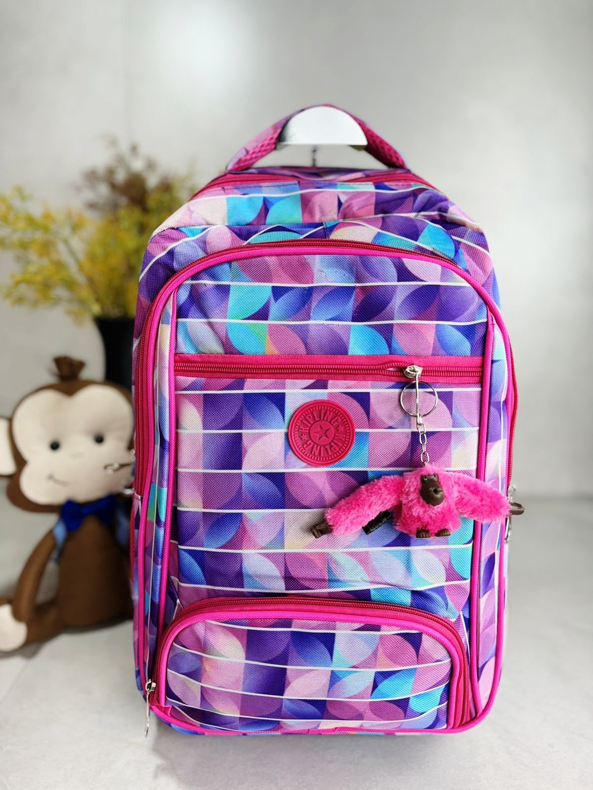 Mochila Kipling estampada