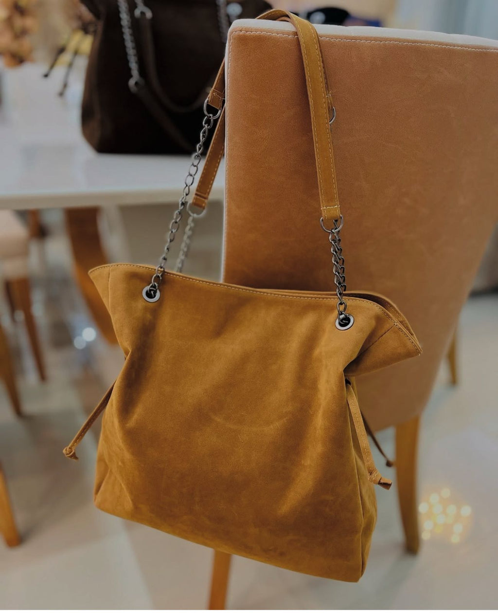 Bolsa Camurça corrente