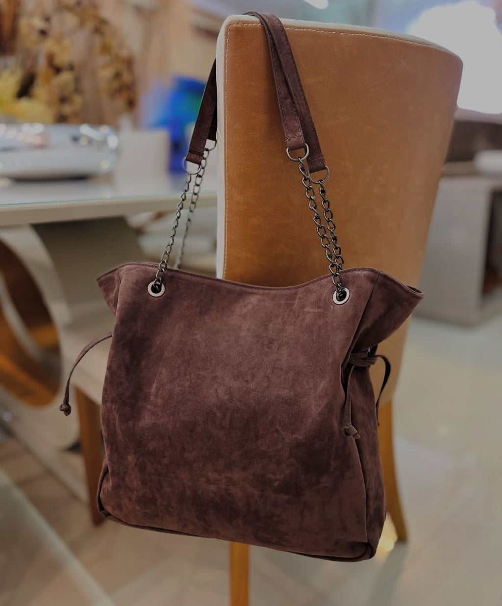 Bolsa Camurça corrente