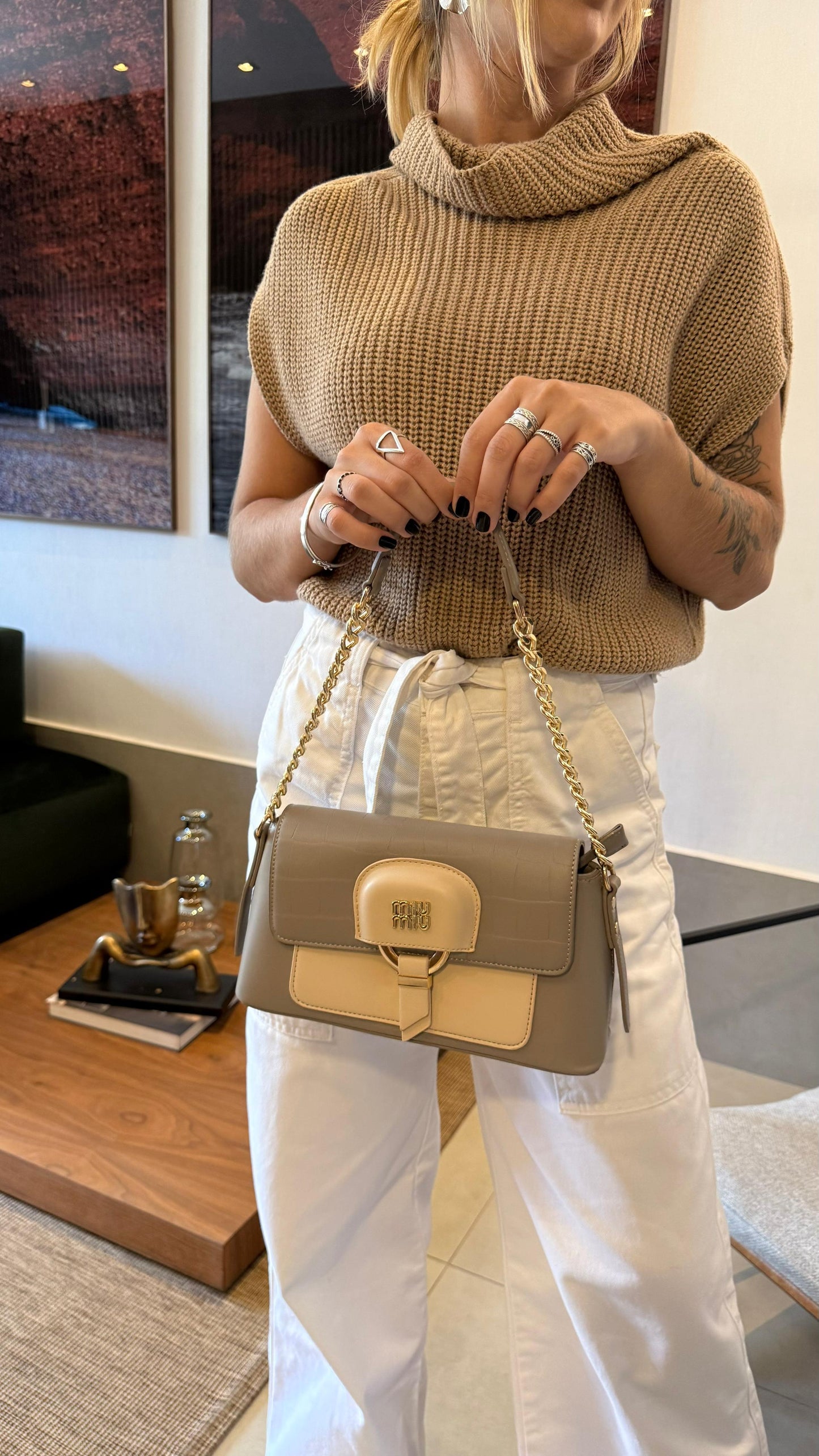 Bolsa Prada linha importada