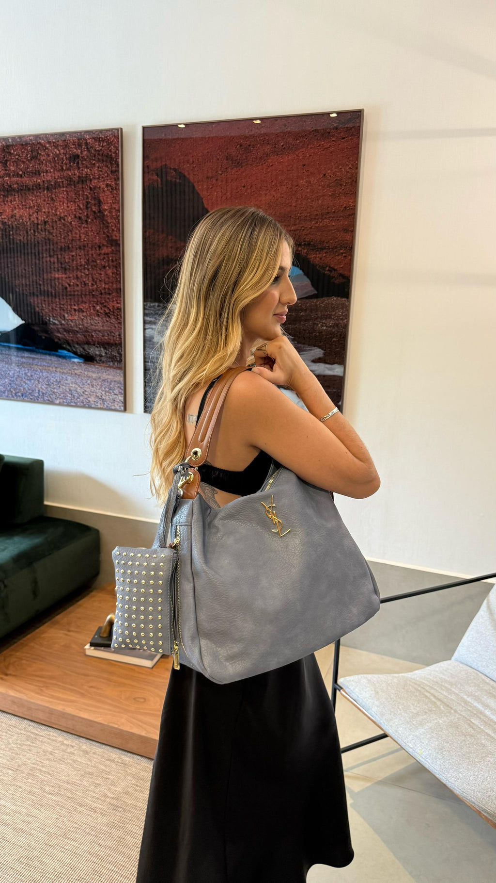 Bolsa Saint Laurent linha importada