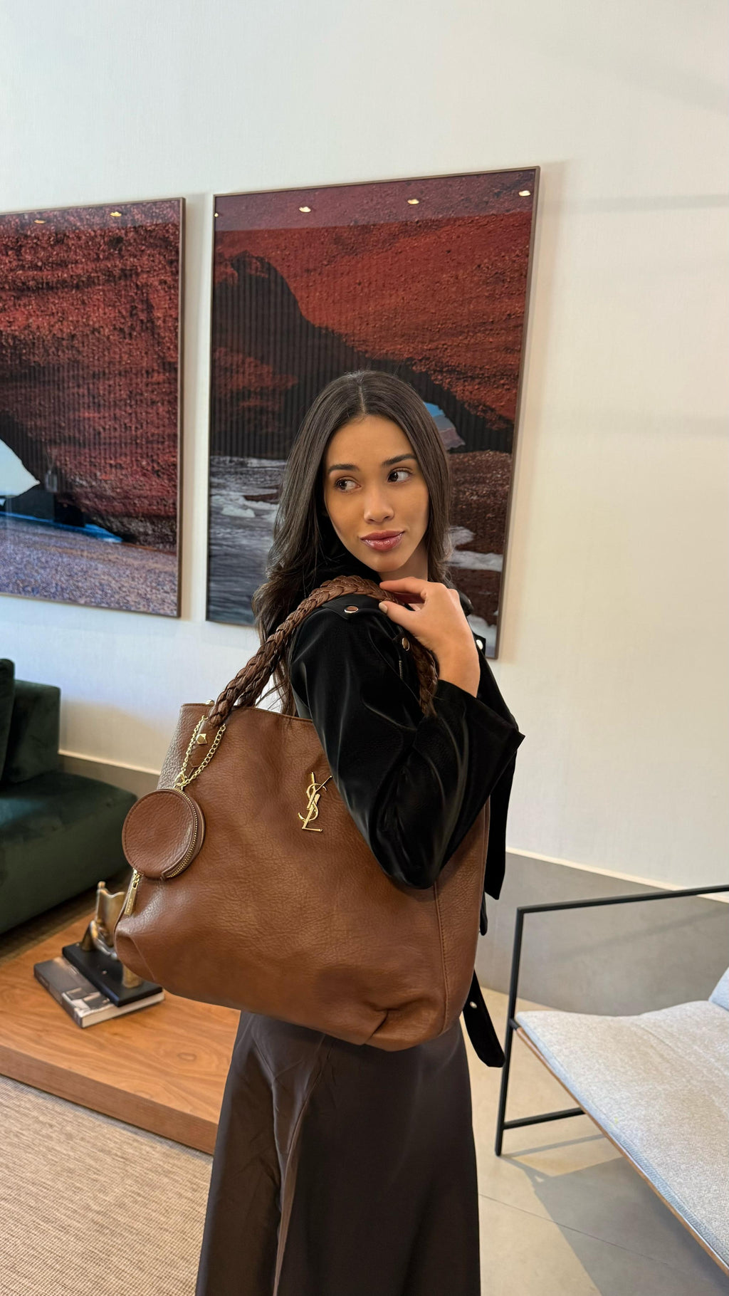 Bolsa Saint Laurent linha importada