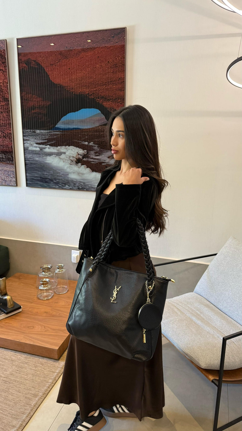 Bolsa Saint Laurent linha importada