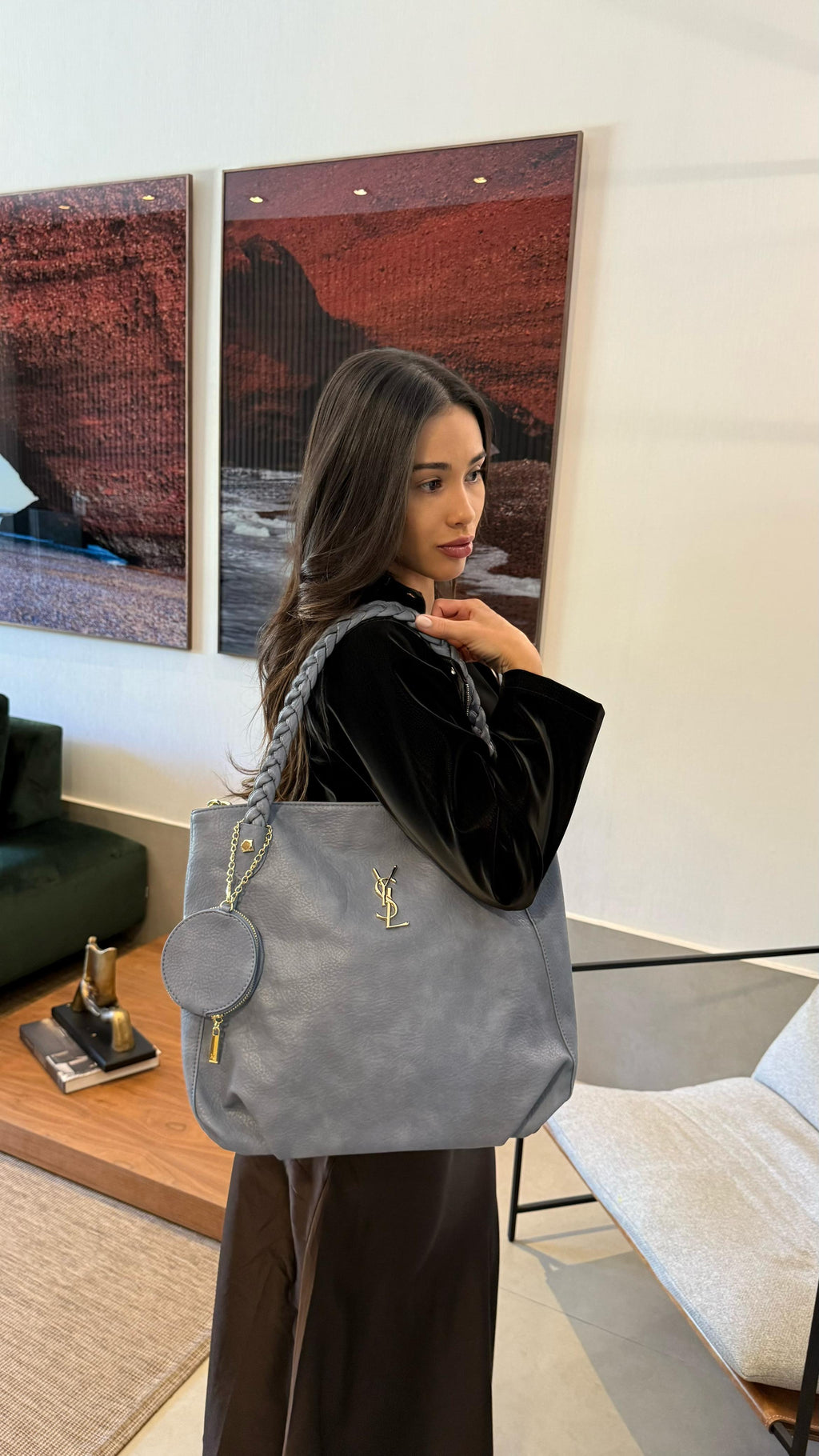 Bolsa Saint Laurent linha importada