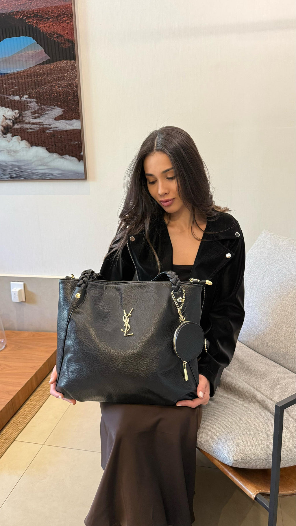 Bolsa Saint Laurent linha importada