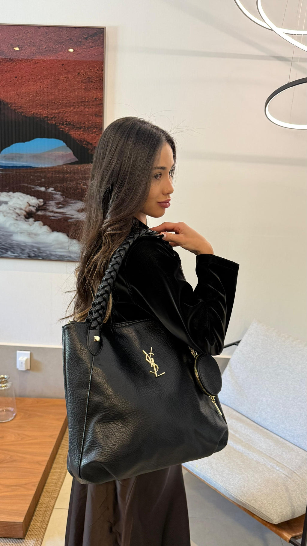Bolsa Saint Laurent linha importada