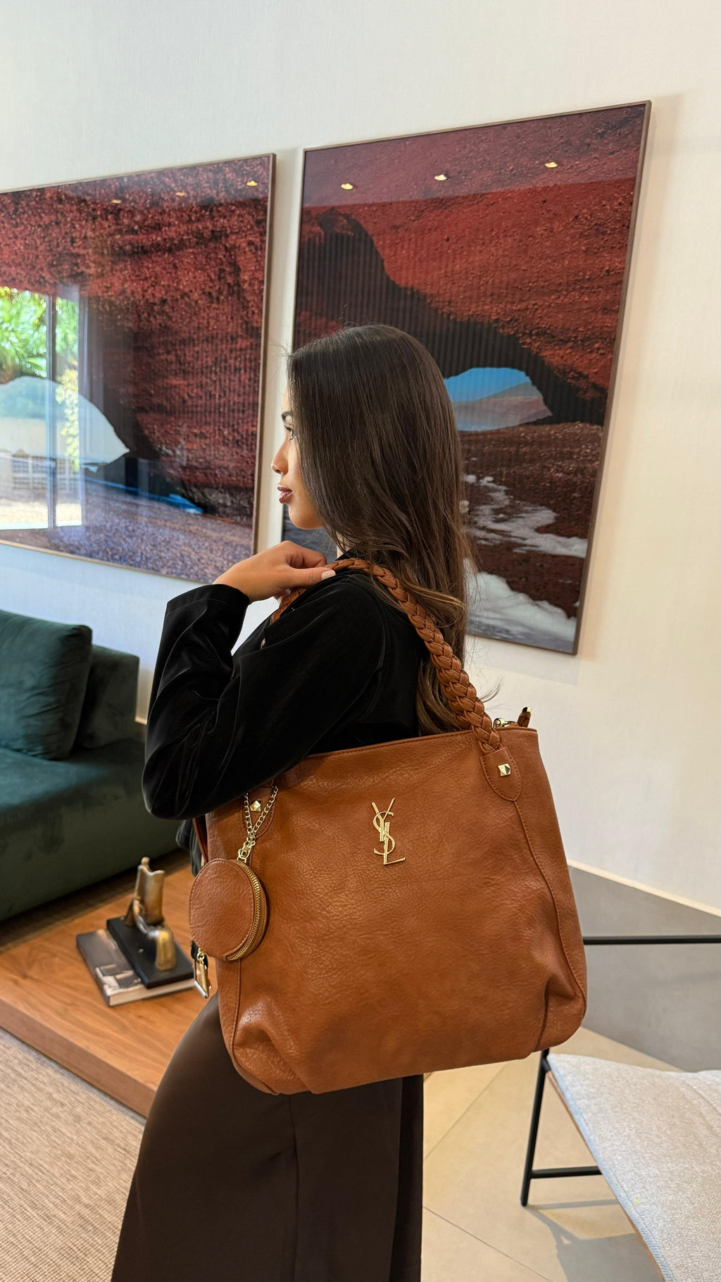 Bolsa Saint Laurent linha importada