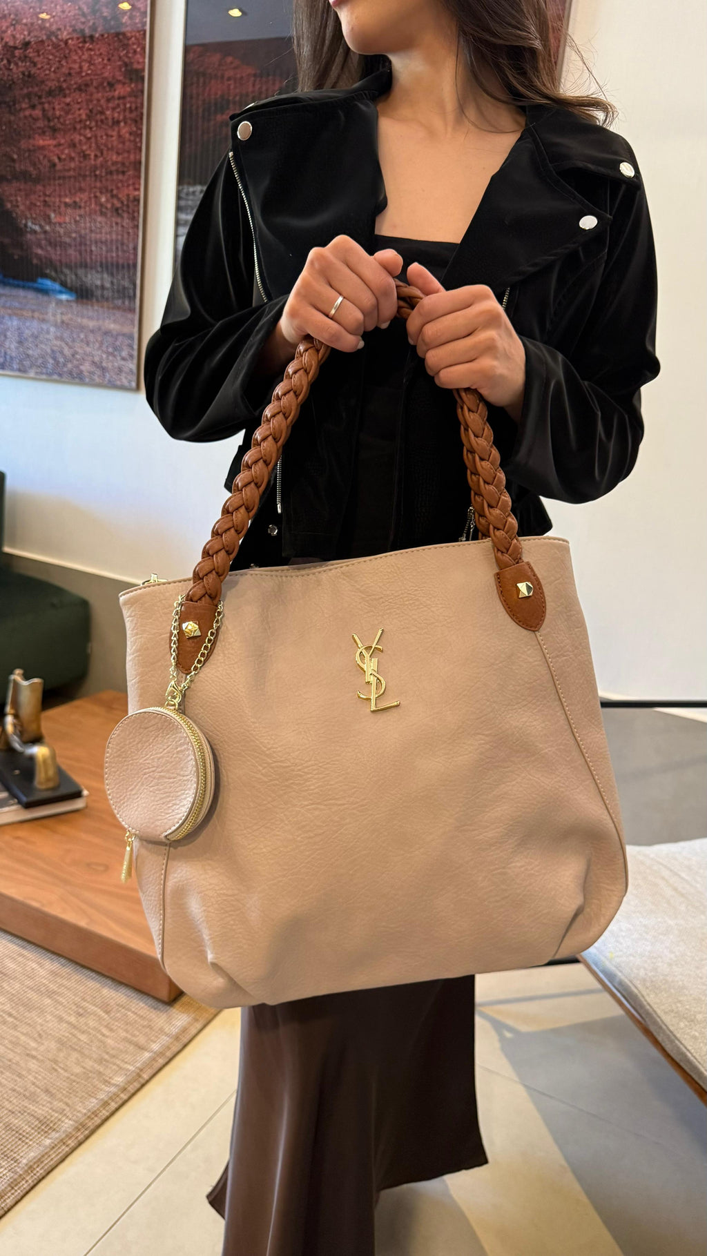 Bolsa Saint Laurent linha importada