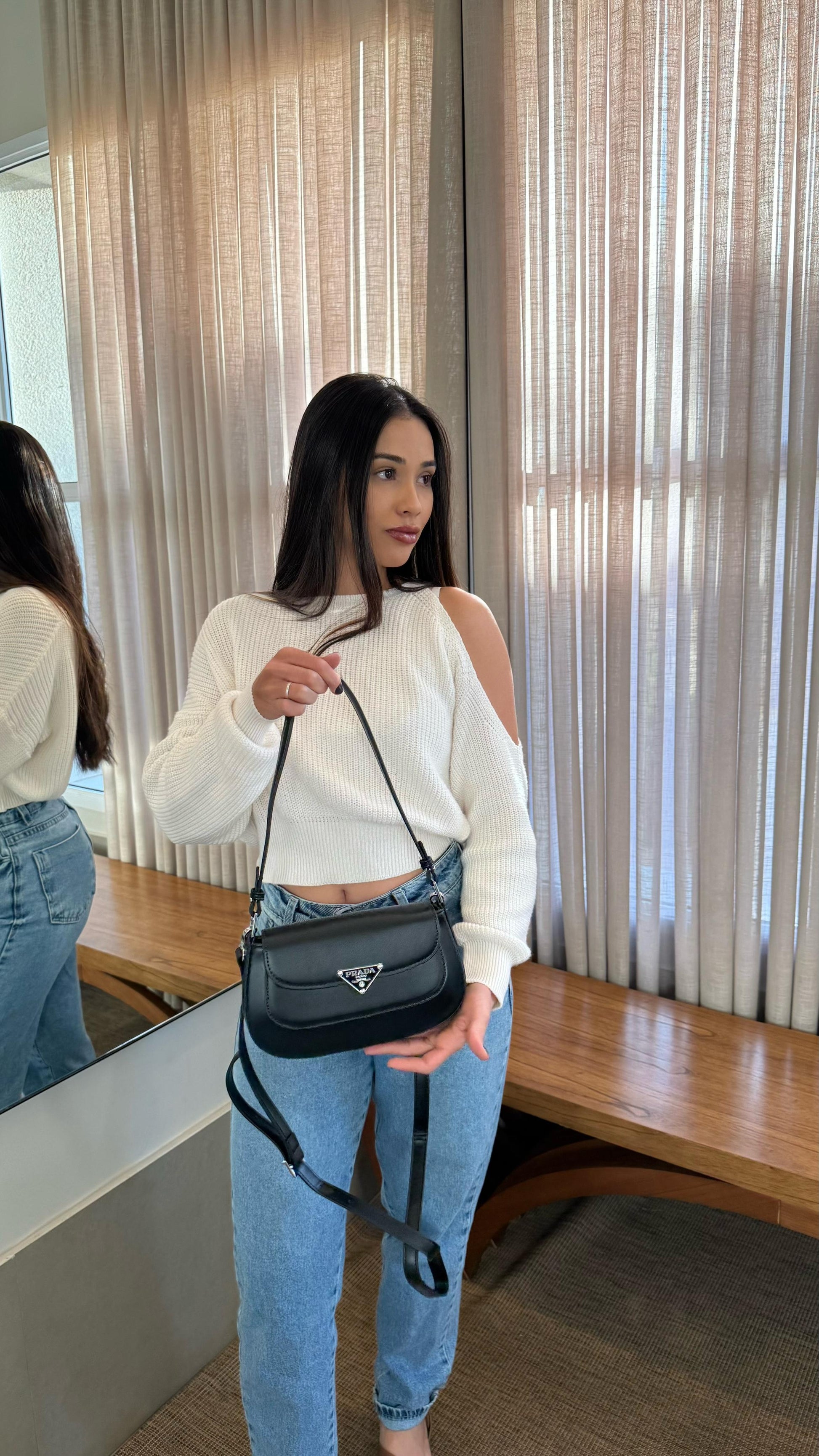 Bolsa Prada linha importada