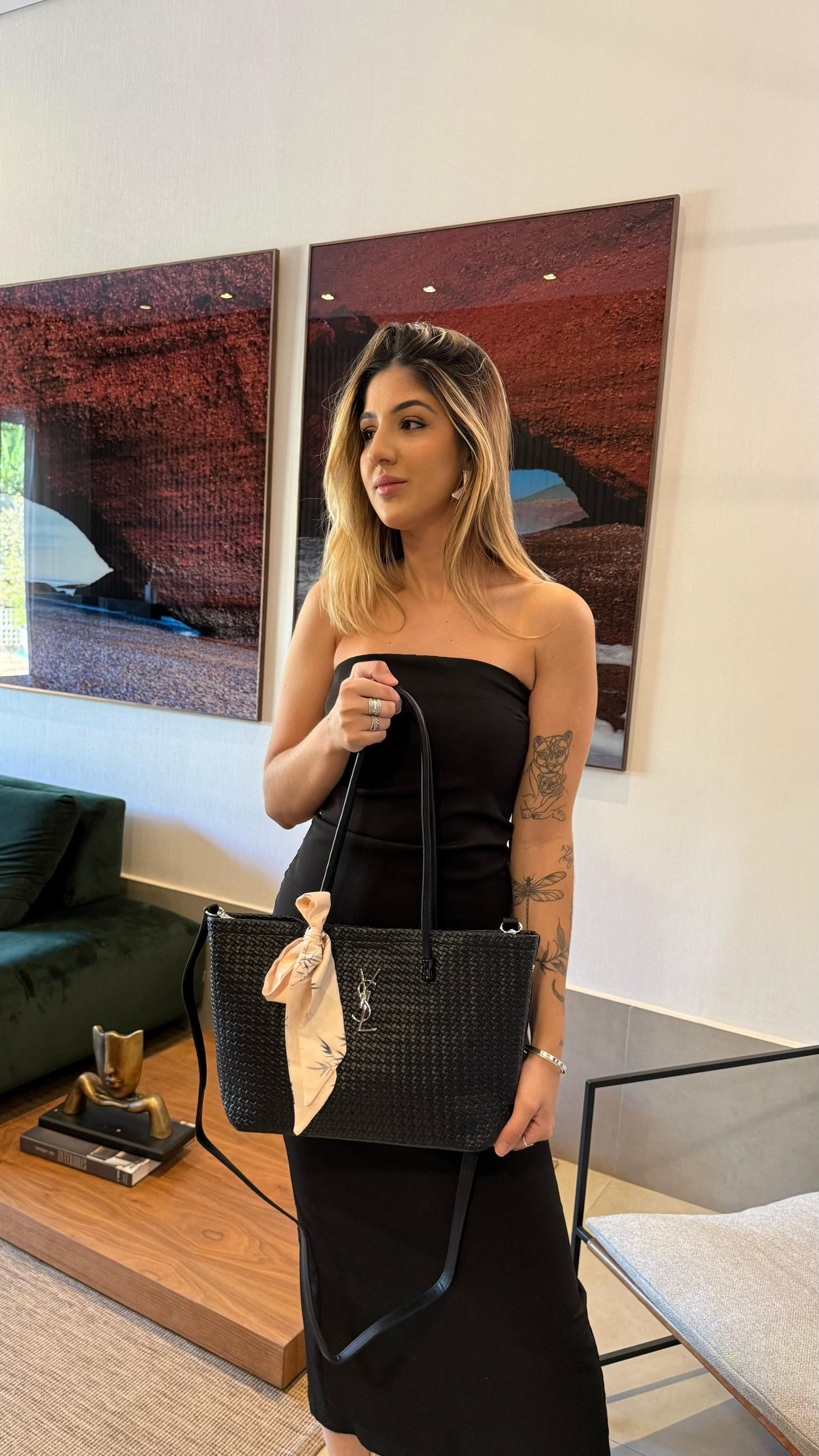 Bolsa Saint Laurent linha importada