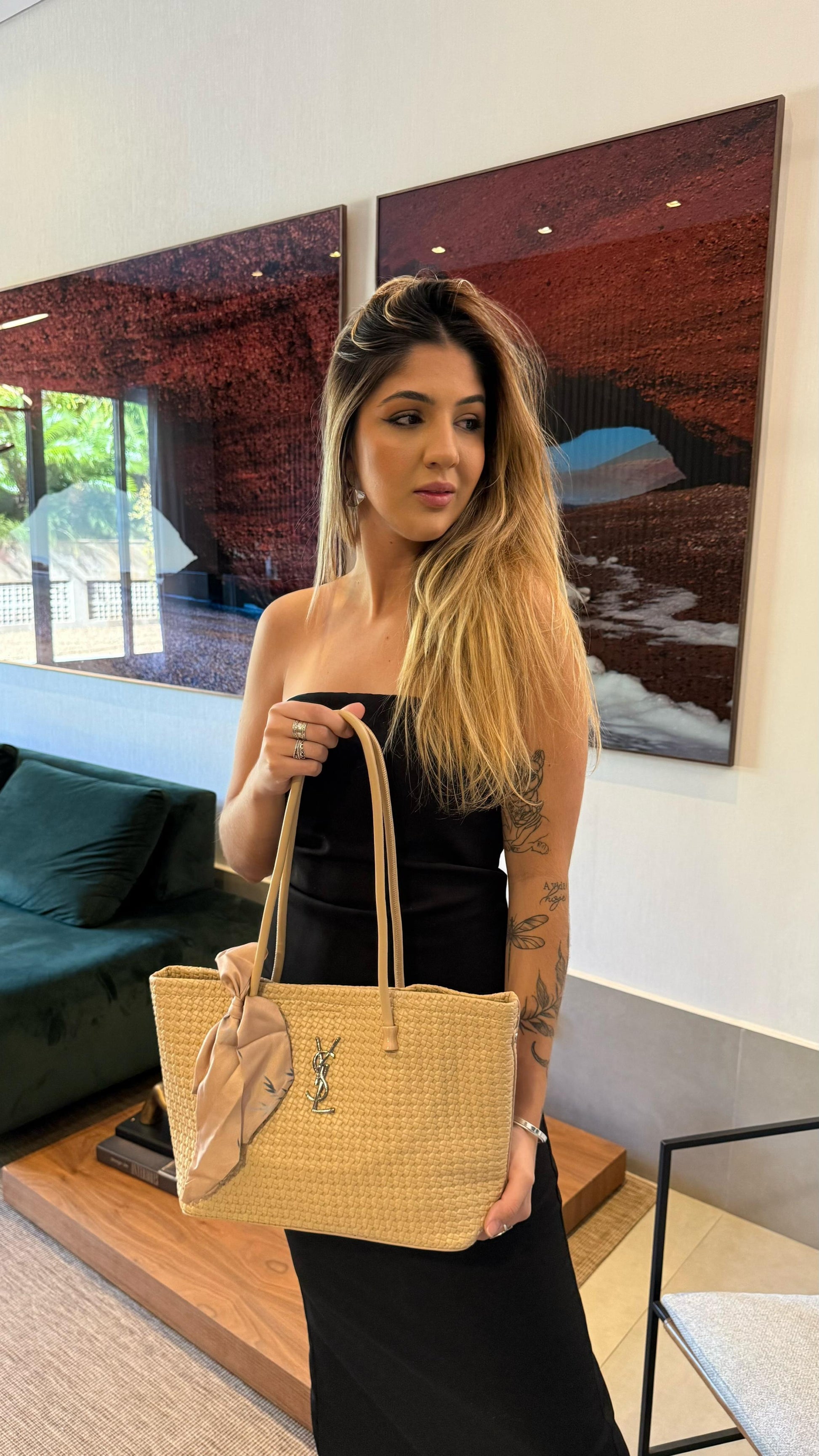 Bolsa Saint Laurent linha importada