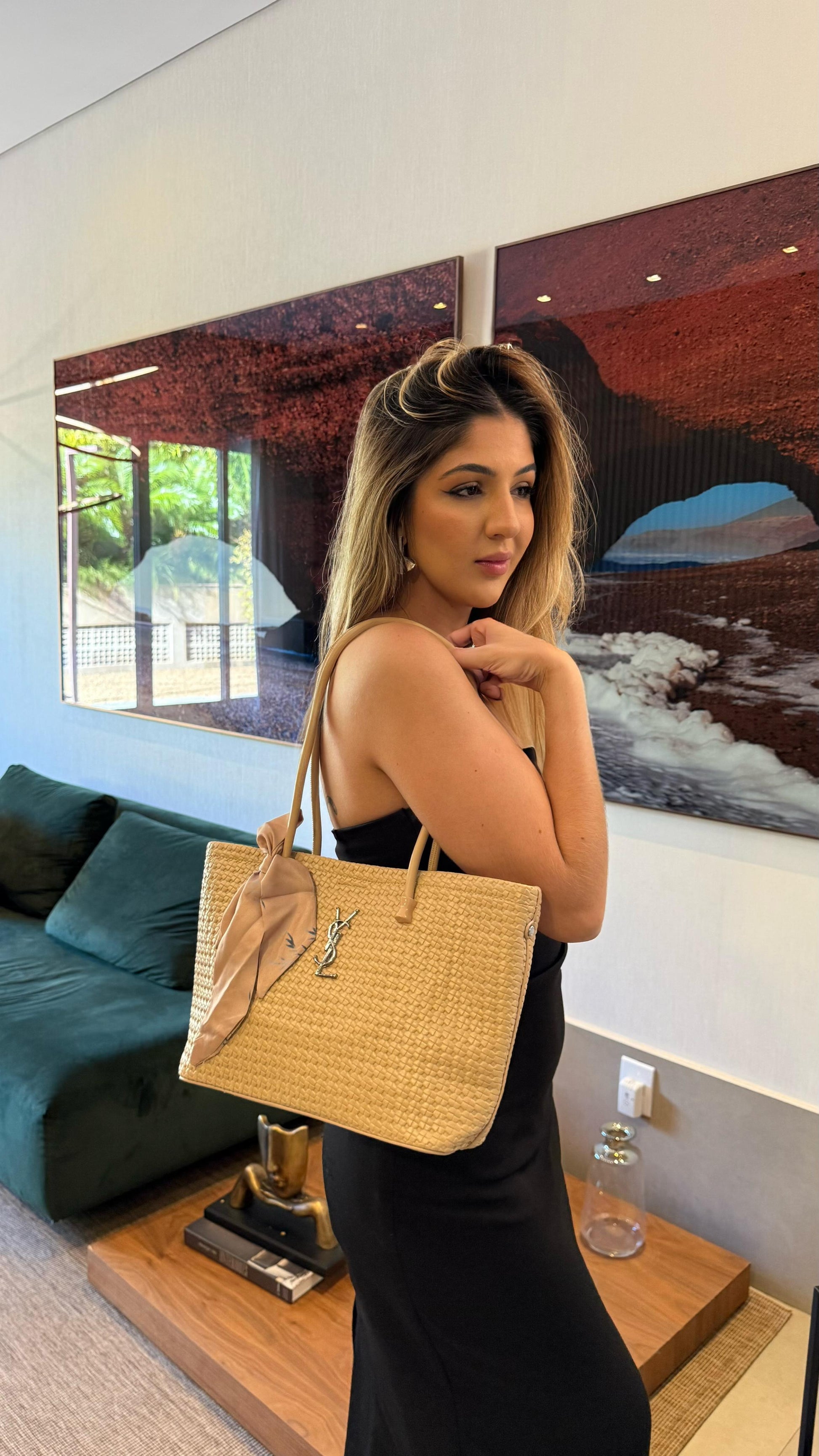 Bolsa Saint Laurent linha importada