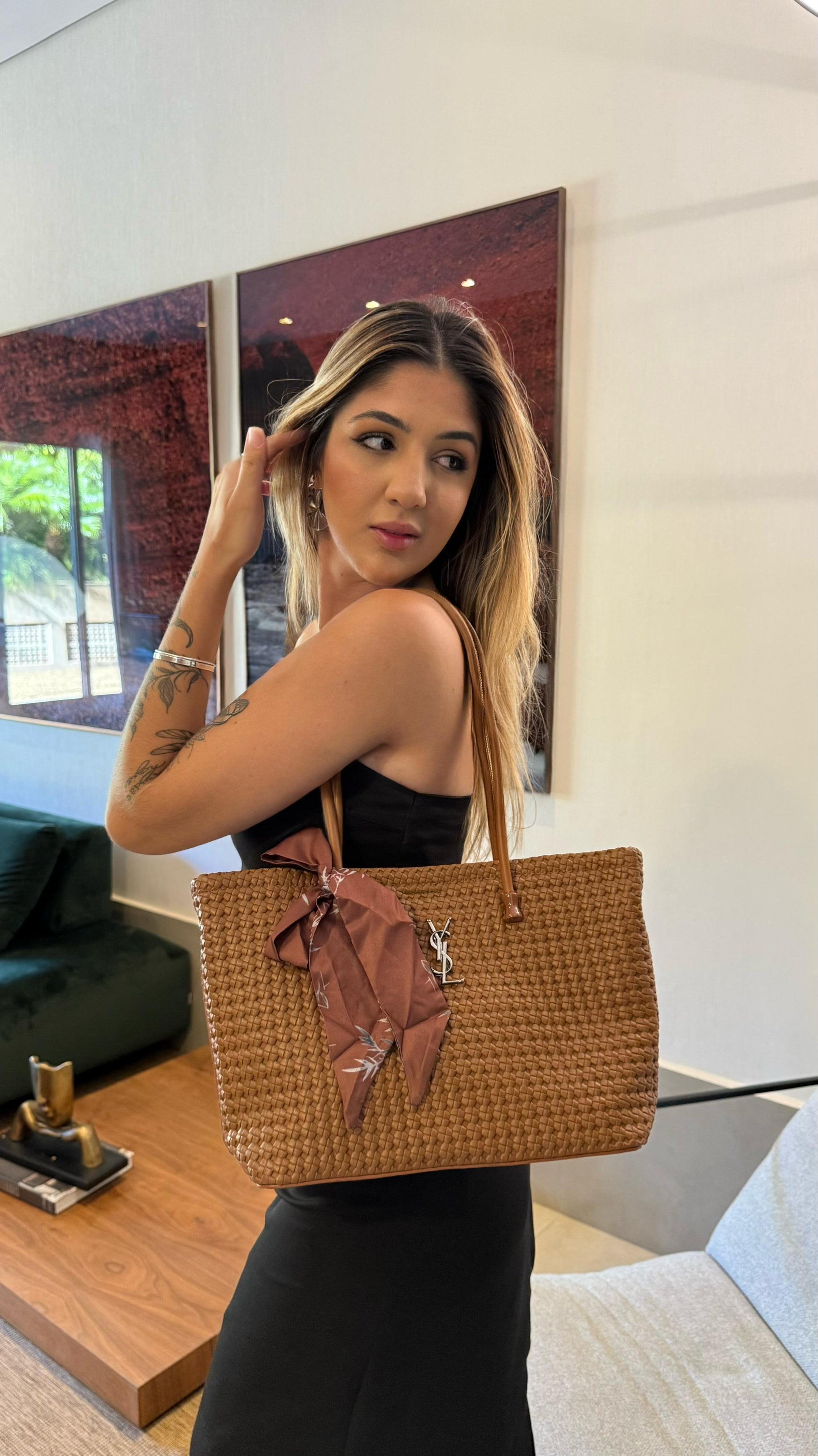 Bolsa Saint Laurent linha importada