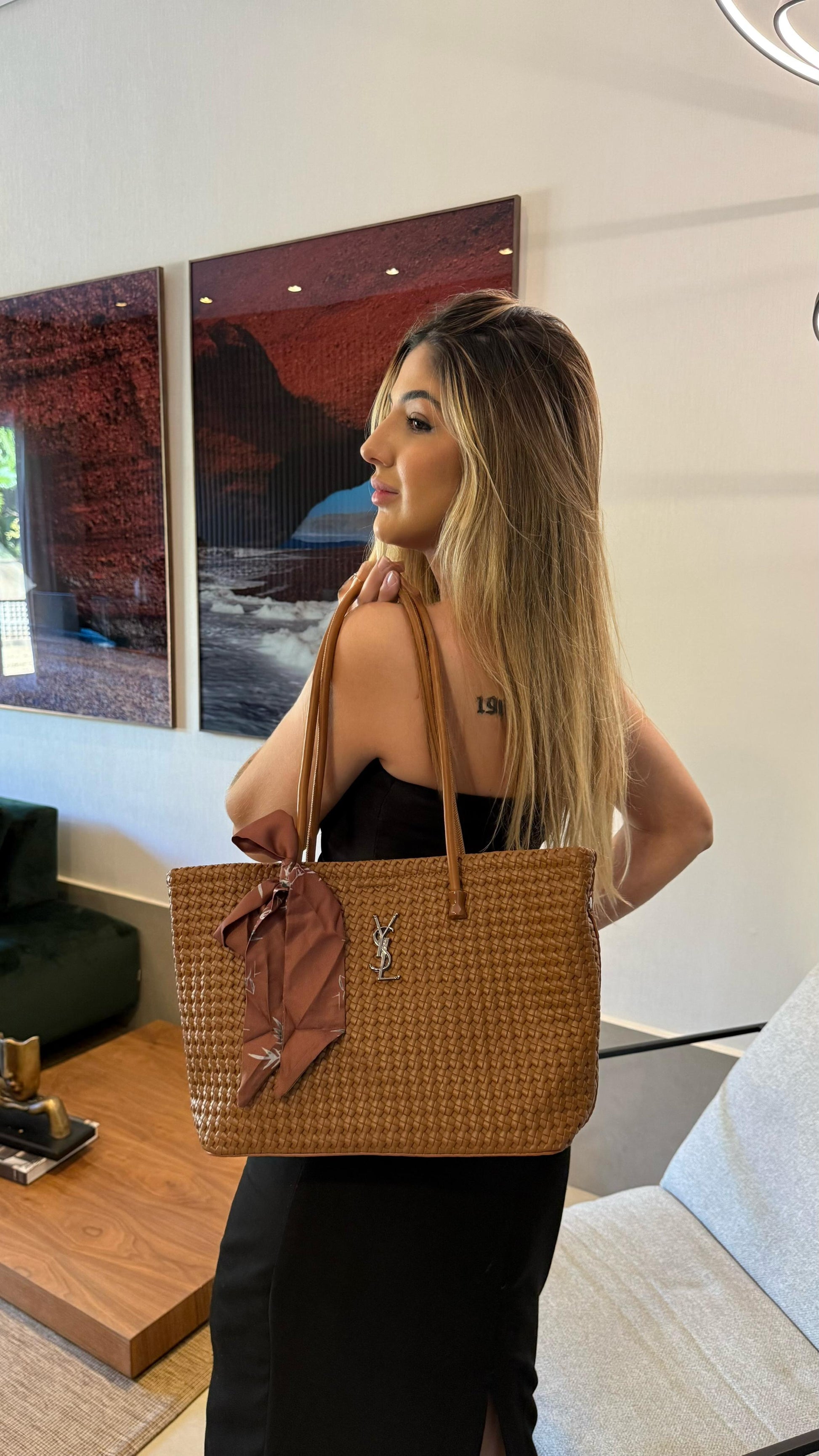 Bolsa Saint Laurent linha importada