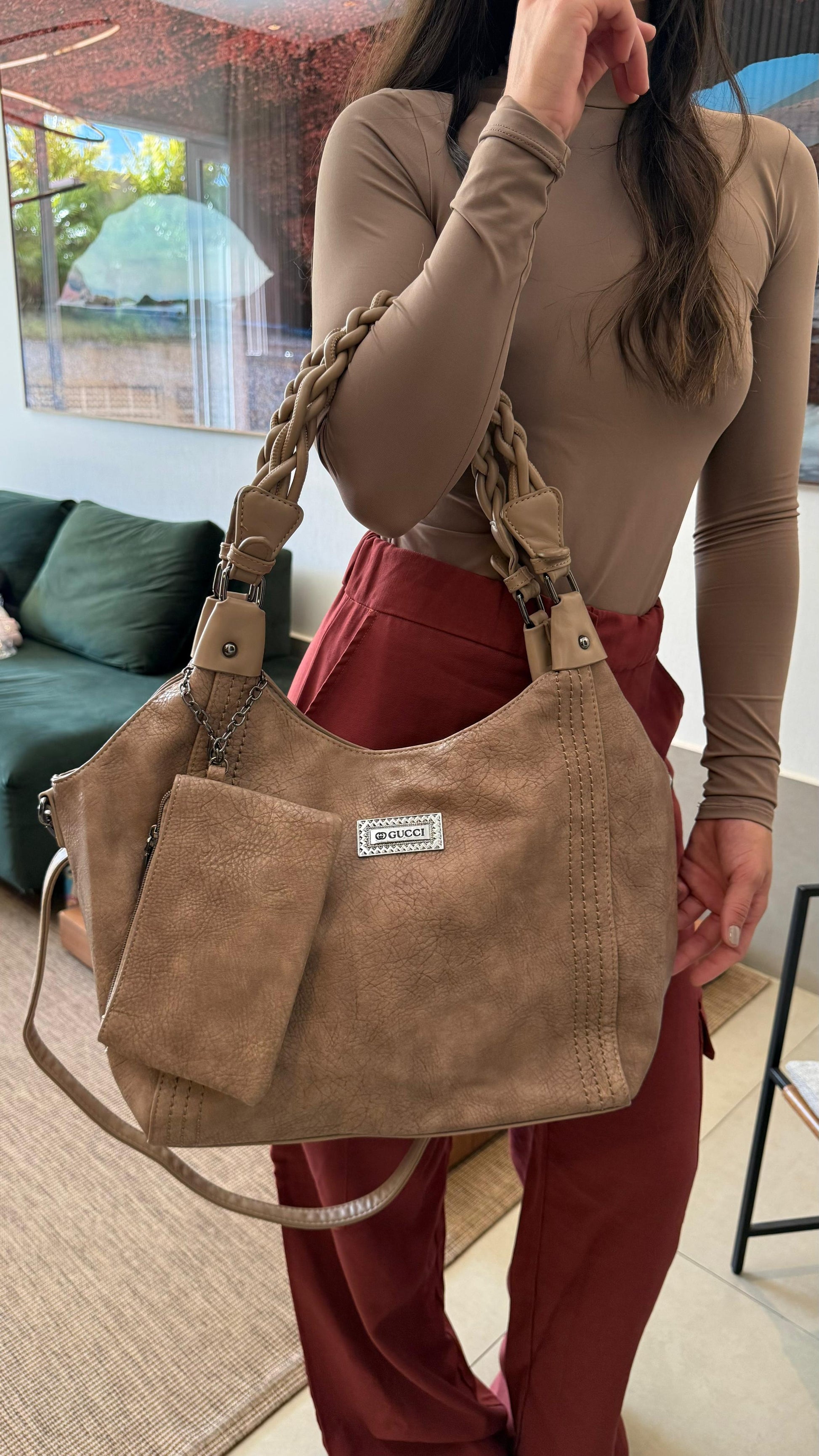 Bolsa linha importada Gucci