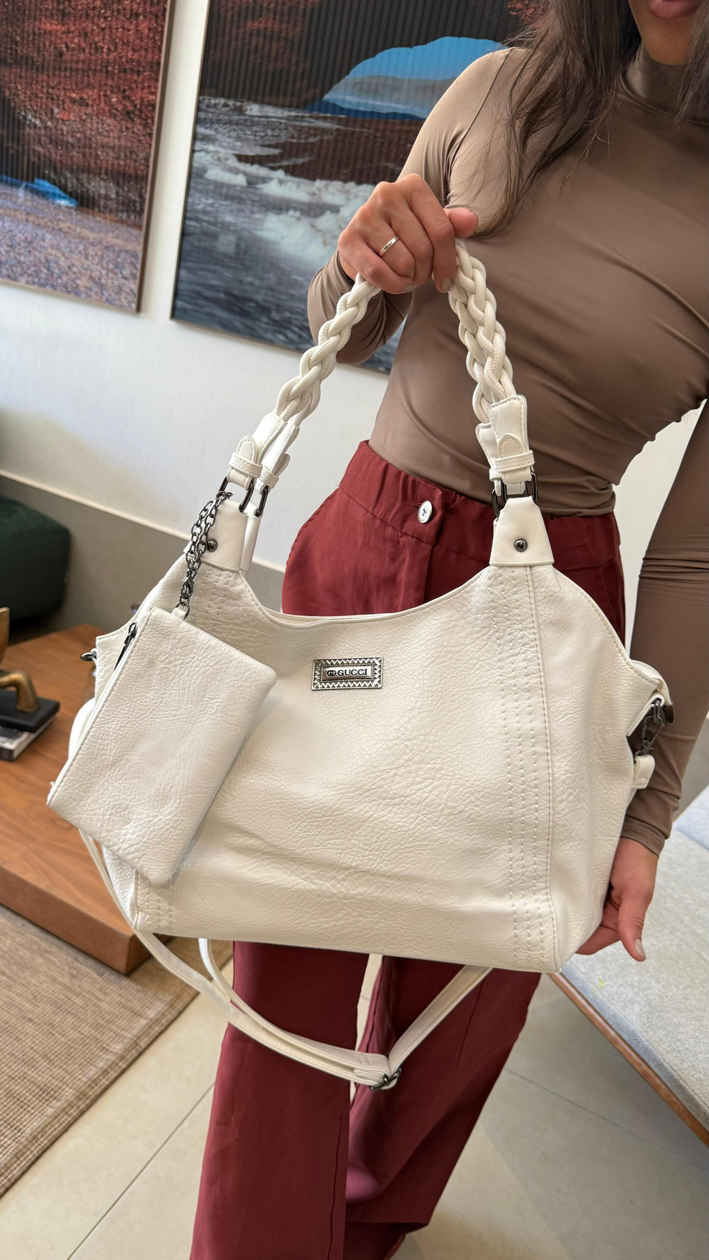 Bolsa linha importada Gucci