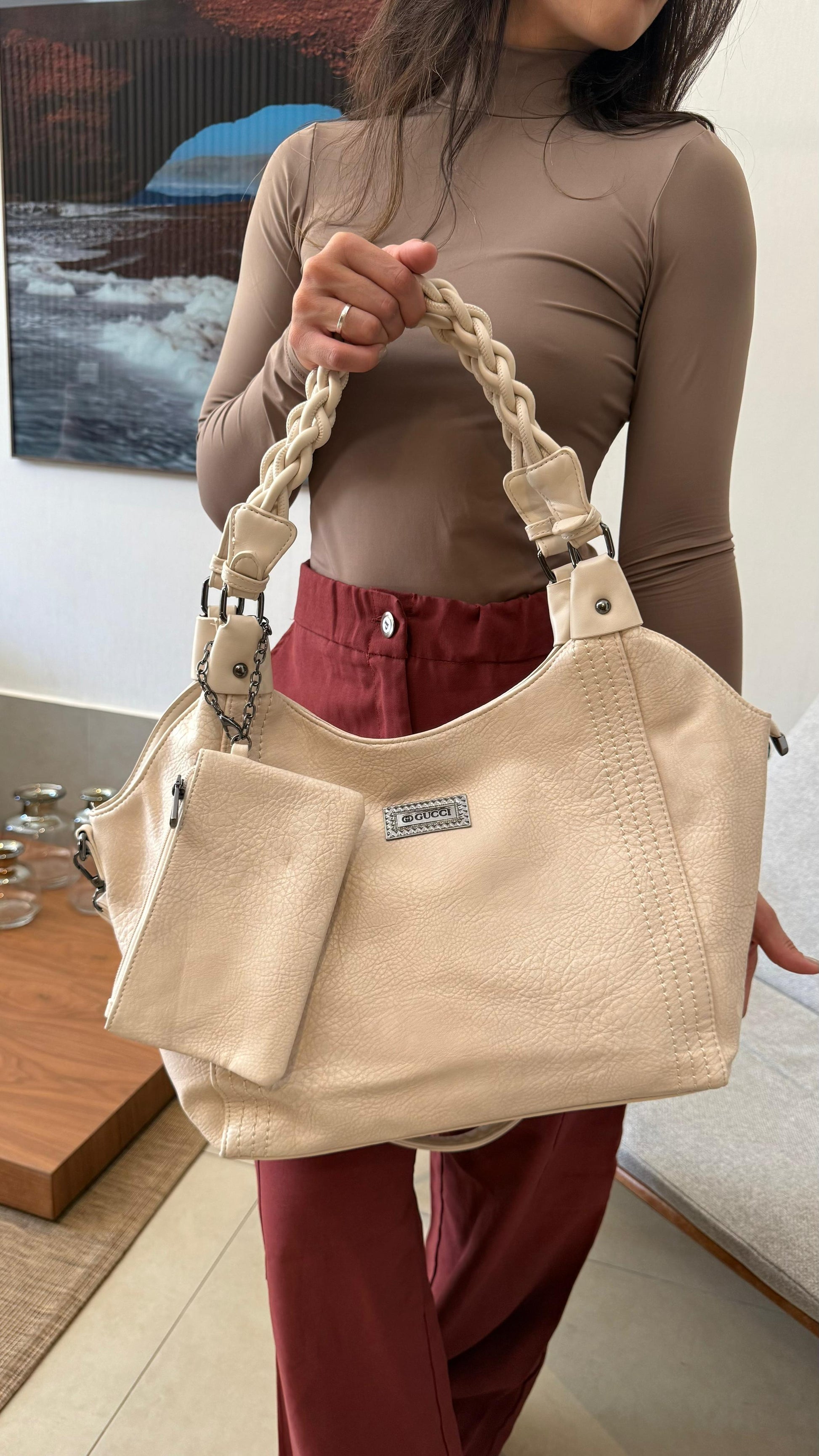 Bolsa linha importada Gucci
