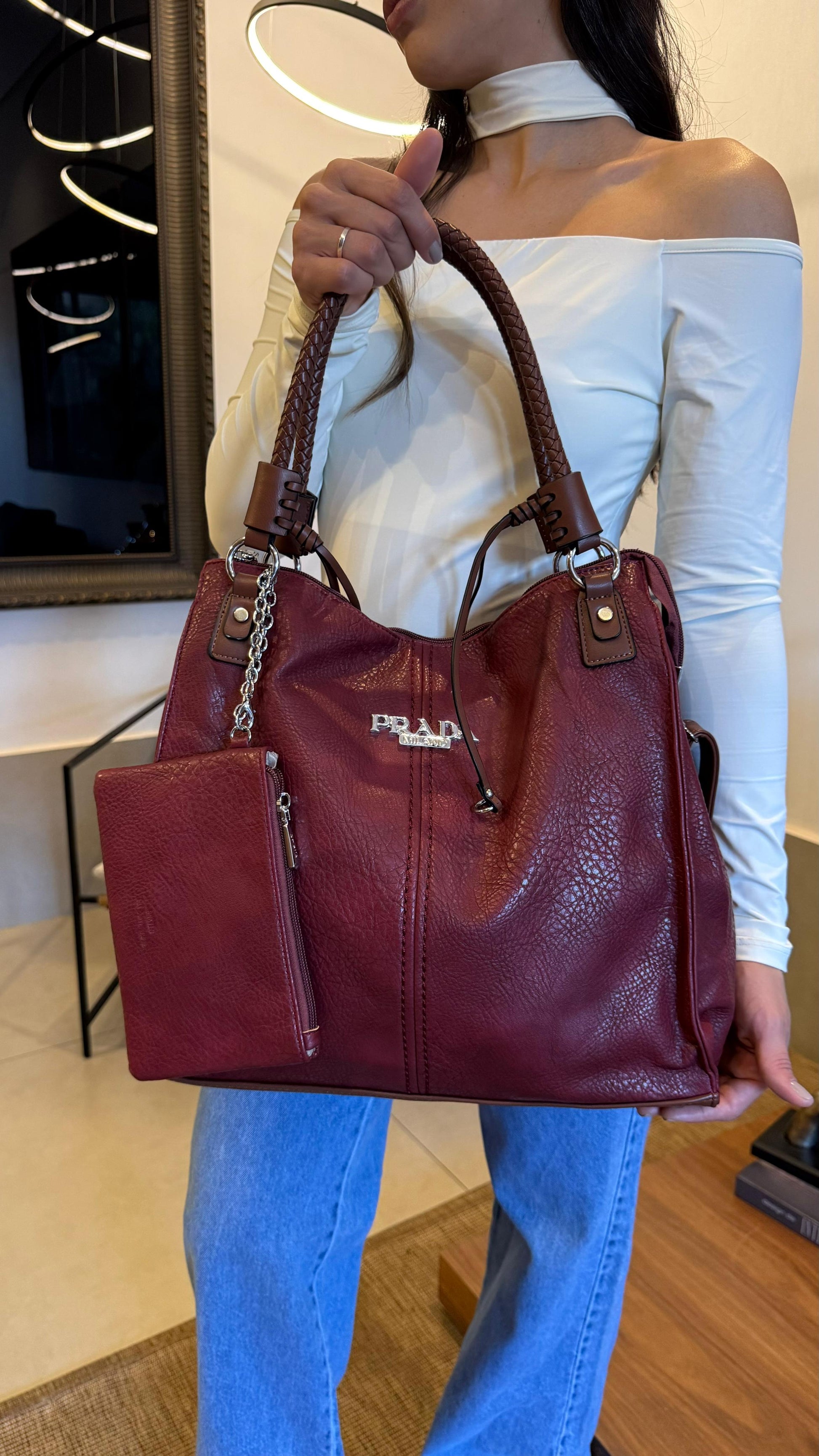 Bolsa Prada linha importada