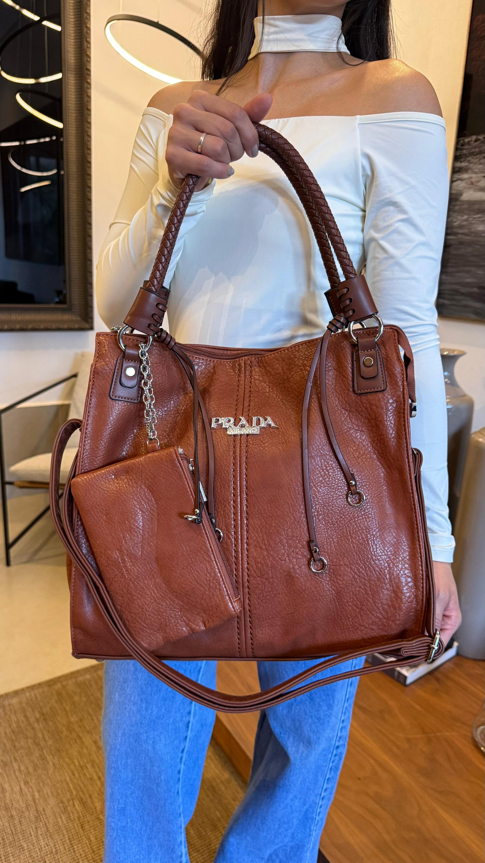 Bolsa Prada linha importada