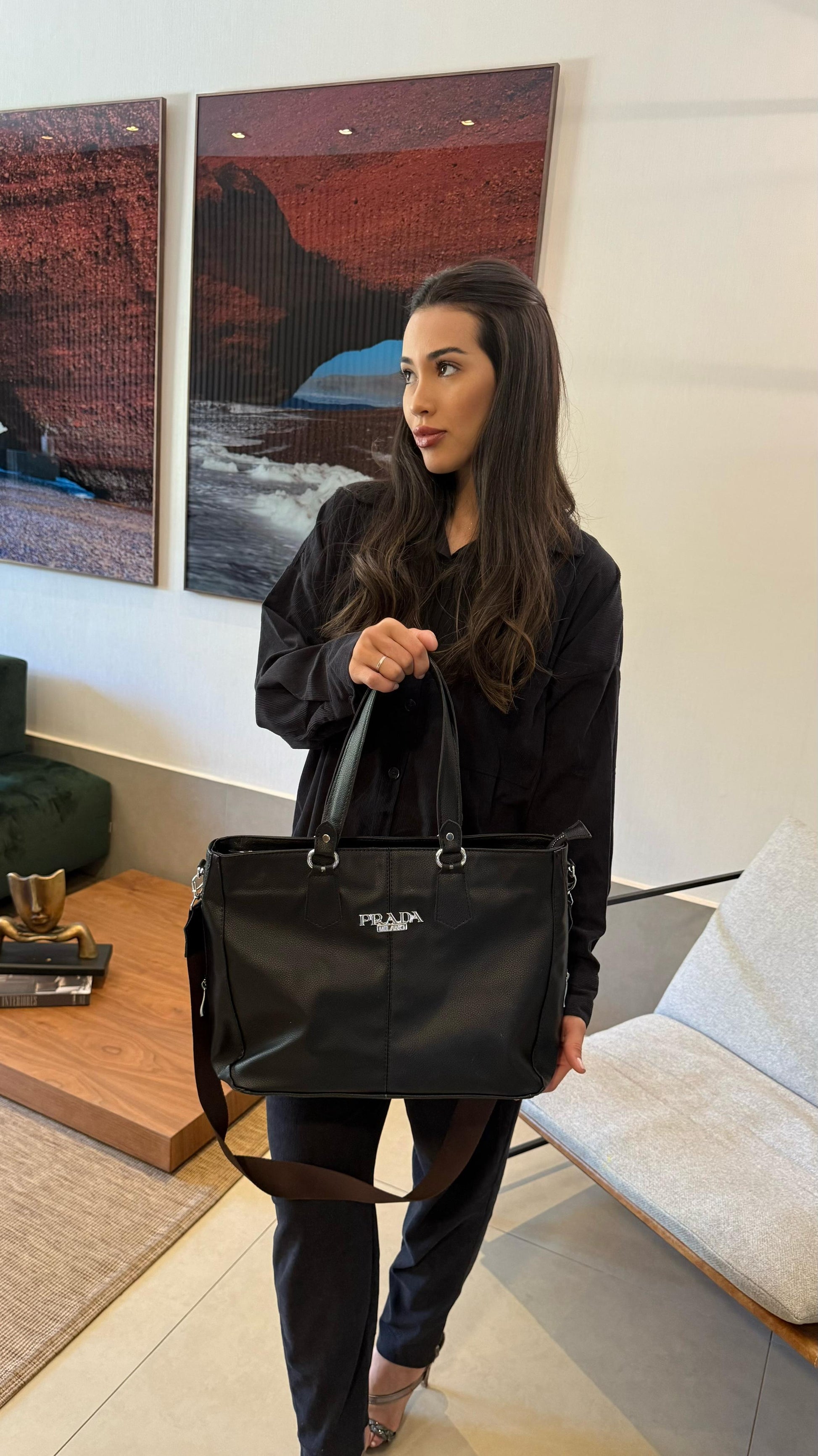 Bolsa Prada linha importada