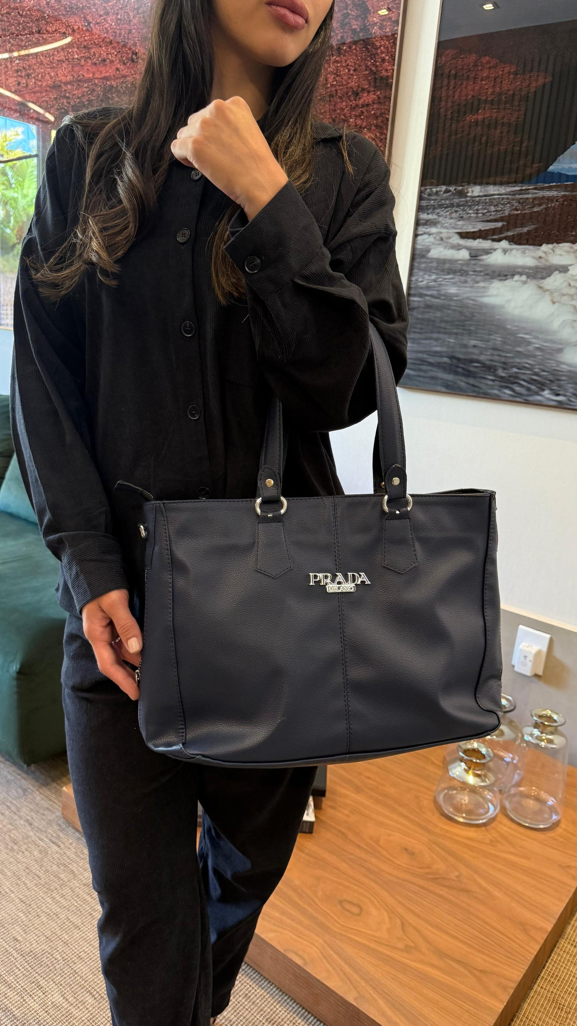 Bolsa Prada linha importada