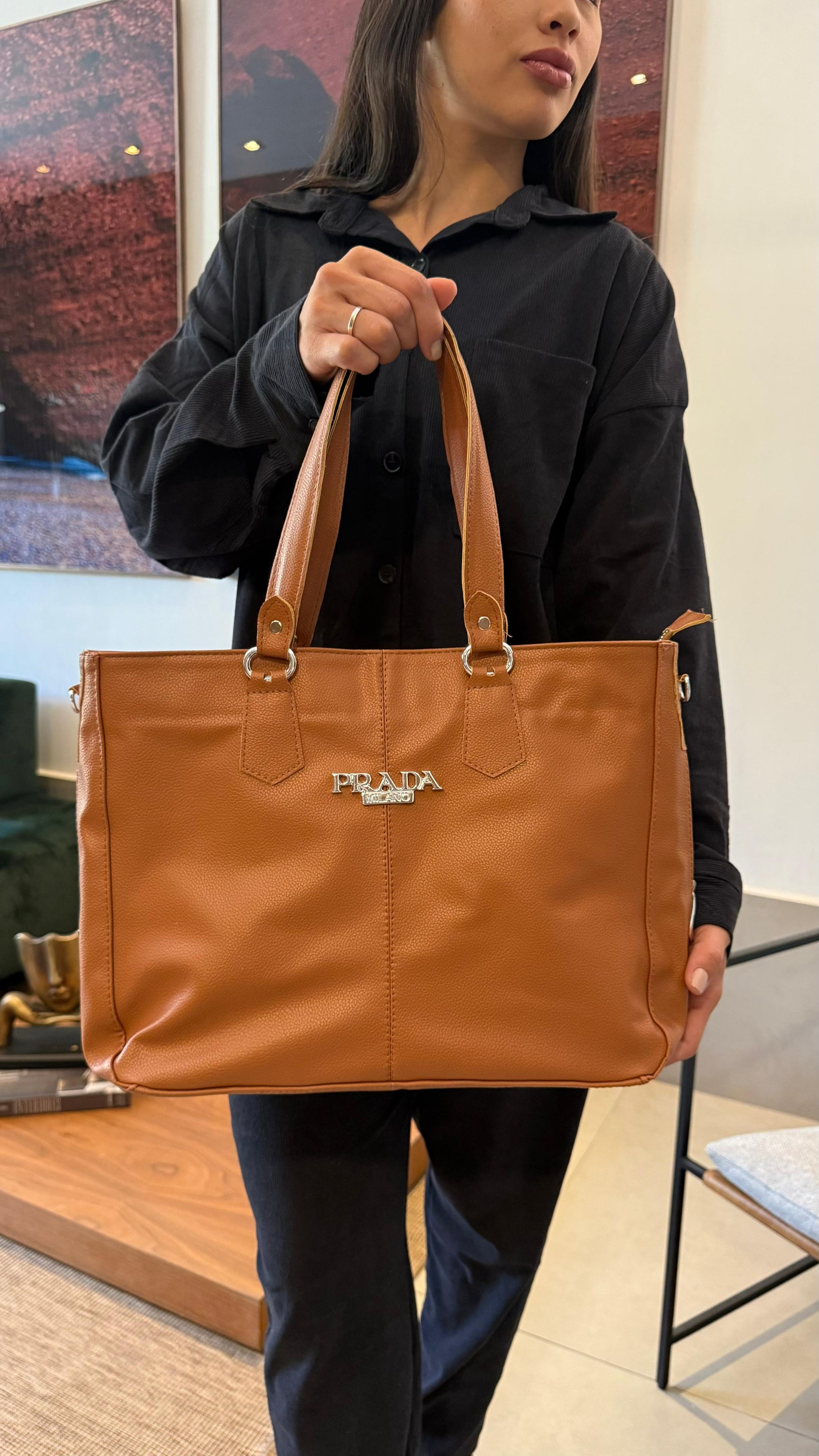 Bolsa Prada linha importada