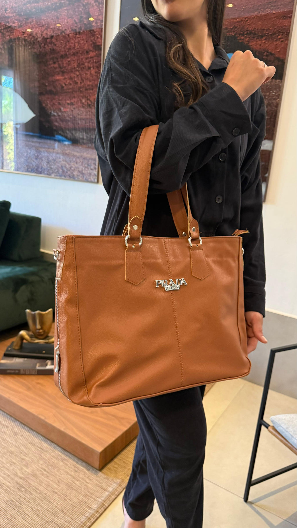 Bolsa Prada linha importada